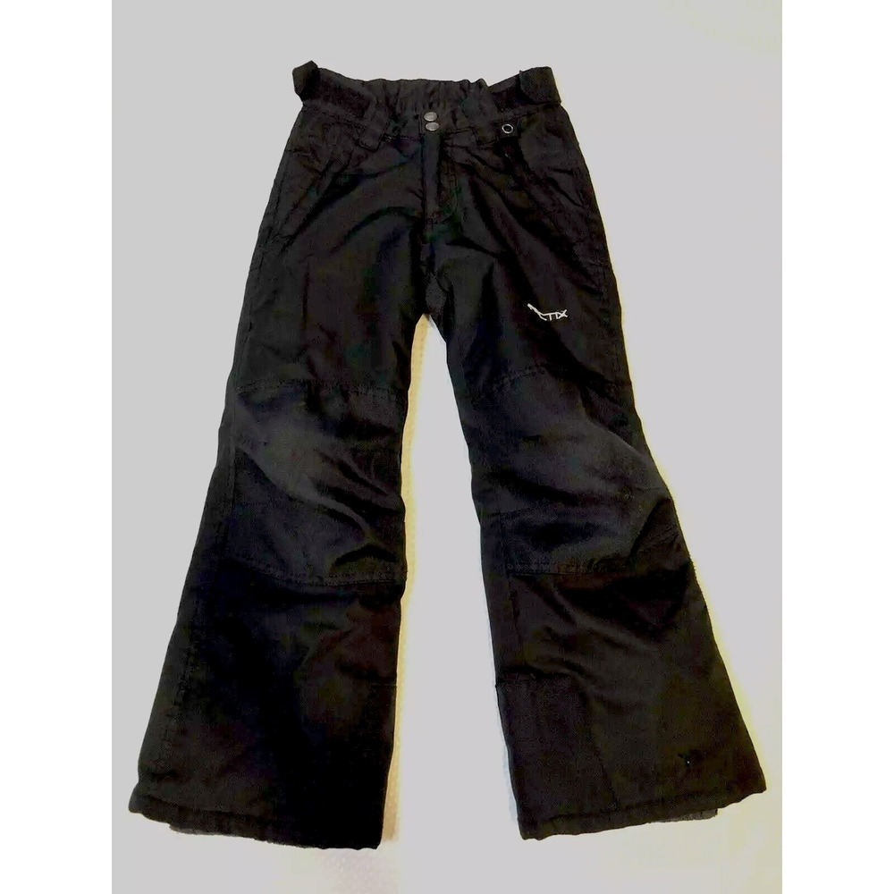 Arctix - Snow Ski Pants Youth - Small -Black - Nylon Polyester Insulated FLAW - Picture 1 of 8